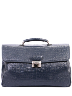 Портфель из кожи крокодила Franco Parmeggiani