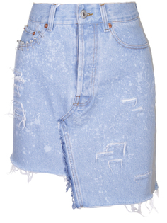 Юбка джинсовая асимметричная 6255 Forte Couture