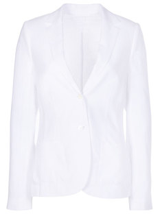 Белый льняной пиджак VAN Laack