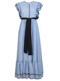 Платье с рюшами Msgm