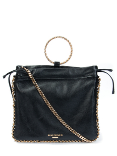 Кожаная сумка Blink Balmain