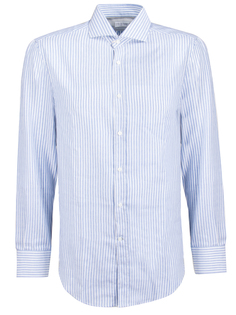 Рубашка в полоску Brunello Cucinelli