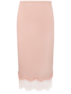 Юбка-миди с кружевом Rochas