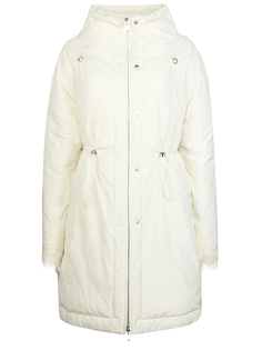 Пуховик с отделкой кружевом Ermanno Scervino