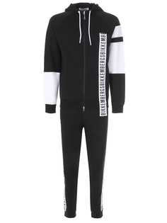 Спортивный костюм из хлопка c611180e15514024/c108680e1551c74 Черный Dirk Bikkembergs