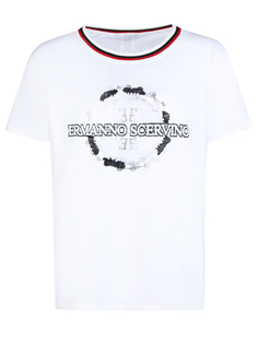 Хлопковая футболка с принтом u321l550yst Ermanno Scervino