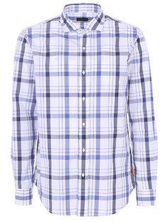 Рубашка хлопковая в клетку Baldessarini
