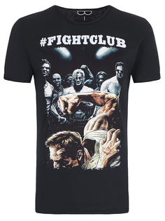 Футболка с принтом хлопковая 2828 Fight Club Bisibiglio