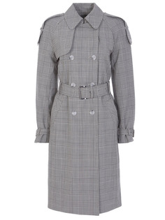 Плащ двубортный в клетку Michael Kors