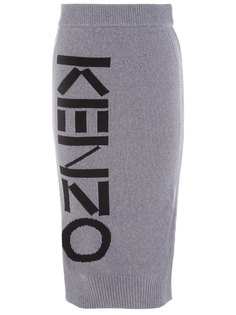 Трикотажная юбка-карандаш Kenzo