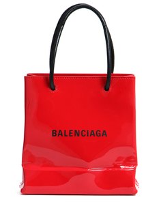 Сумка-тоут Shopping XXS кожаная Balenciaga