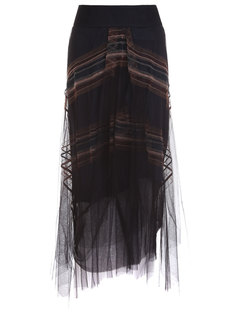 Юбка с сеткой Brunello Cucinelli
