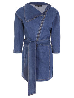 Джинсовое платье-мини с поясом Terekhov