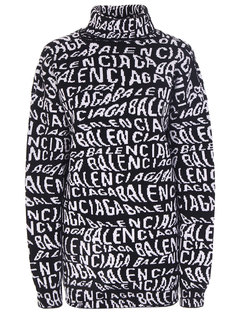 Шерстяной свитер Logo Wave Balenciaga