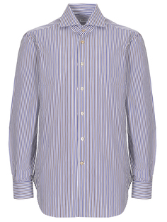 Рубашка Regular Fit в полоску Kiton