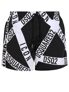 Плавательные шорты с принтом Dsquared2