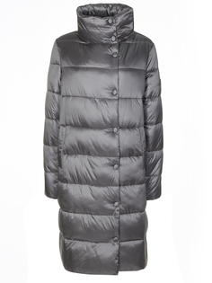 Удлиненная стеганая куртка D4520W/серый Save The Duck