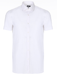 Рубашка хлопковая slim fit Boss
