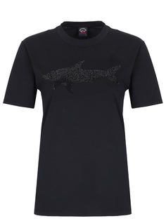 Хлопковая футболка со стразами E20F1015/011 Paul&Shark