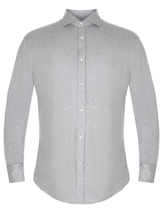 Рубашка Slim Fit хлопковая Brunello Cucinelli