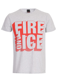 Хлопковая футболка Fox 54453904-010 FOX Bogner Fire + ICE