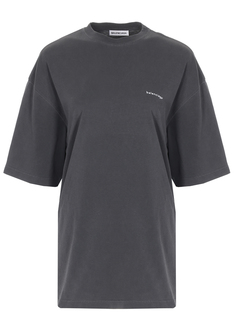 Хлопковая футболка 556104TYK28 Balenciaga