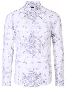 Хлопковая рубашка с принтом Frankie Morello