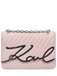 Сумка кожаная K/SIGNATURE Karl Lagerfeld