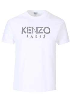 Футболка хлопковая с принтом F005TS0924SG 01 Kenzo