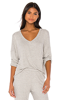 Свитер с v-образной горловиной elon - eberjey