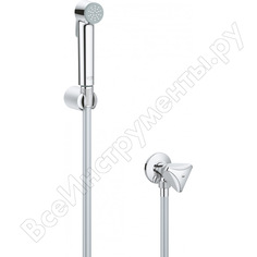 Душевой набор с гигиеническим душем и угловым вентилем grohe tempesta-f 26357000
