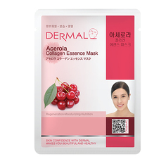 Dermal, Маска c барбадосской вишней и коллагеном, 23 г