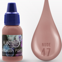 Airnails, Краска для аэрографии Nude №47, 10 мл