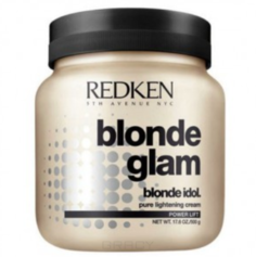 Domix, Паста осветлитель для волос с аммиаком Blonde Glam Pure Lightening Cream Power Lift, 500 г Redken