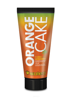 Domix, Интенсивный усилитель загара с экстрактом конопли Orange Cake, 150 мл Soleo