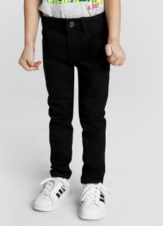 Базовые чёрные джинсы для мальчиков O'stin