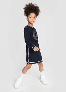 Трикотажное платье для девочек O'stin