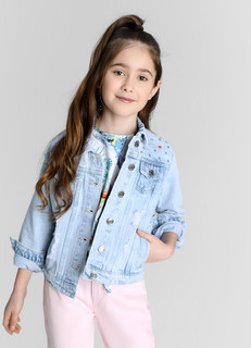 Джинсовая куртка для девочек O'stin