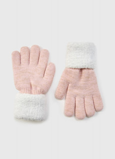 Трикотажные перчатки для девочек O'stin