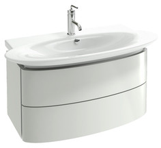 Тумба белый глянец 83 см Jacob Delafon Presquile EB1104-G1C