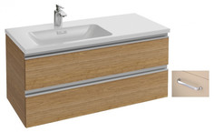 Тумба белы 100 см 2 ящика Jacob Delafon Vox EB2075-R1-N18