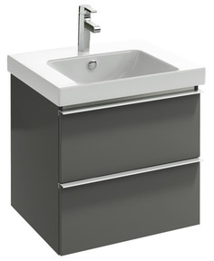 Тумба белый 57 см 2 ящика Jacob Delafon Odeon Up EB878-N18