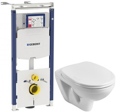 Комплект подвесной унитаз Santek Бореаль 1.WH30.1.977 + система инсталляции Geberit 111.362.00.5