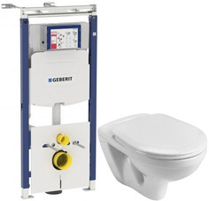 Комплект подвесной унитаз Santek Бореаль 1.WH30.2.205 + система инсталляции Geberit 111.362.00.5