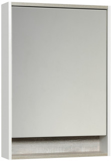 Зеркальный шкаф белый глянец/бетон пайн 60x85 см Акватон Капри 1A230302KPDA0