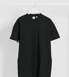 Черное платье-футболка мини COLLUSION-Черный