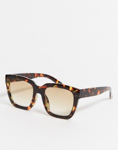 Квадратные солнцезащитные очки в черепаховой оправе Liars & Lovers-Коричневый