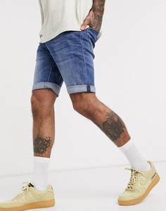 Синие джинсовые шорты Replay-Голубой