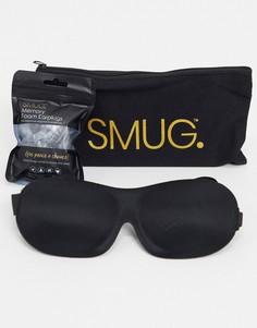Дорожный набор с маской для глаз SMUG-Черный