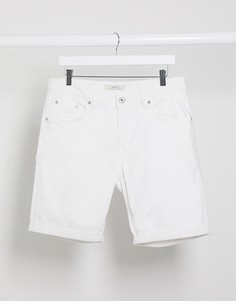 Белые джинсовые шорты Celio-Белый